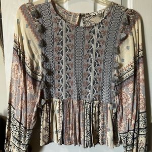 Top America Eagle kind of bohemian. Floral